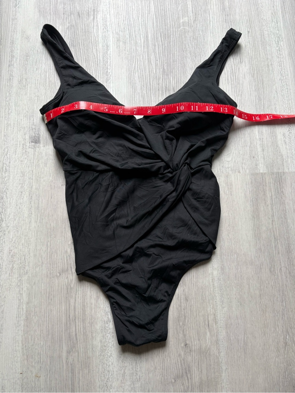 Summersalt Black Twist-Front One-Piece Swimsuit Size 4 - Picture 10 of 11